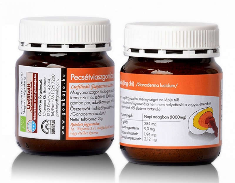 Bio Pecsétviaszgomba por - Reishi